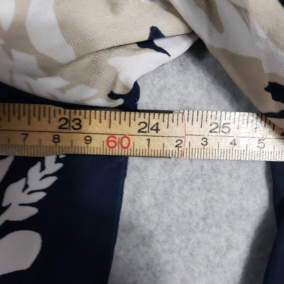 JM Collection Tropic Breeze Navy Floral Lace Top Women's XL NWT Modern Classic - Picture 10 of 10